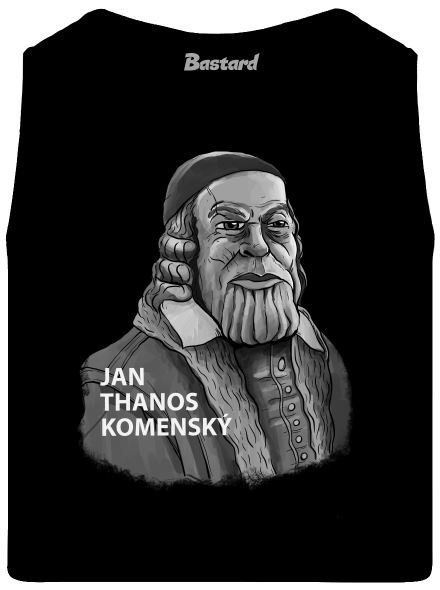 Jan Thanos Komenský pánske tielko Black