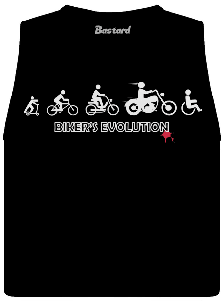 Biker’s Evolution dámske tielko voľné Black