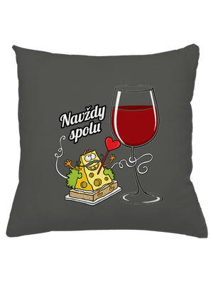 Navždy spolu vankúš Gray Pol