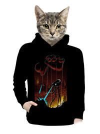 dámska mikina klokanka