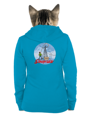 dámska mikina na zips