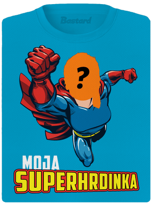 Moja superhrdinka dámske športové tričko Blue Atol