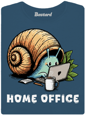 Slimákov home office dámske tričko prémium Petrol Blue