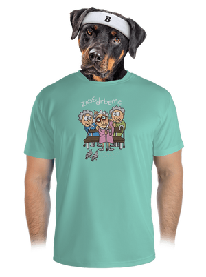 Zase drbeme pánske športové tričko Mint Mal