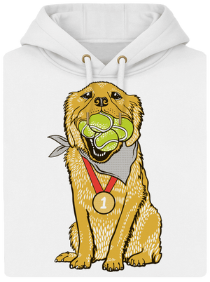 Zlatý retriever unisex mikina premium Snowwhite