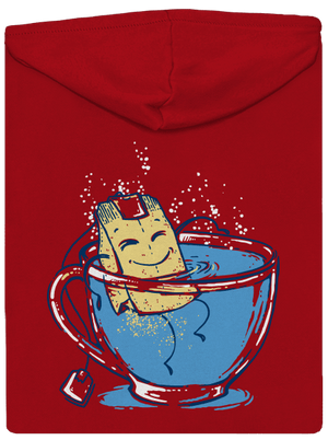 Relax pánska mikina na zips Red