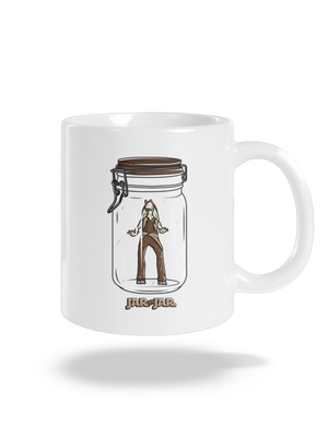 Jar in jar klasický hrnček White