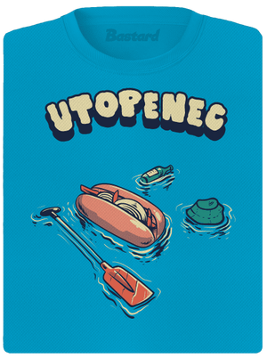 Utopenec dámske športové tričko Blue Atol