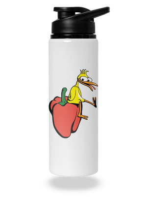 Kura na paprike flaša na vodu White