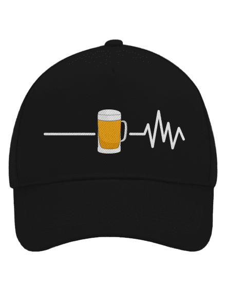 Beer help šiltovka baseballka Black