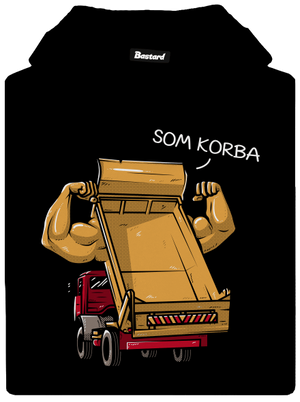 Korba pánska mikina klokanka Black