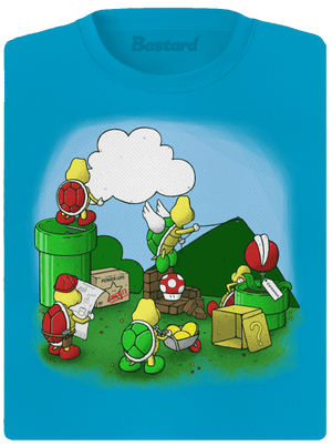 Ako sa stavia nový level? dámske športové tričko Blue Atol