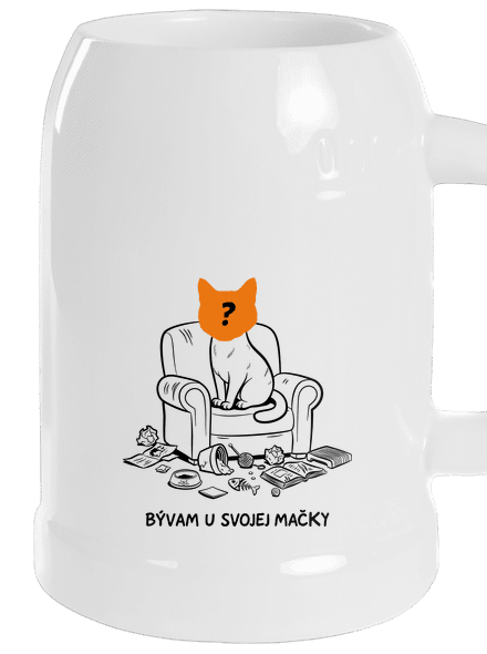 Bývam u svojej mačky polliter White