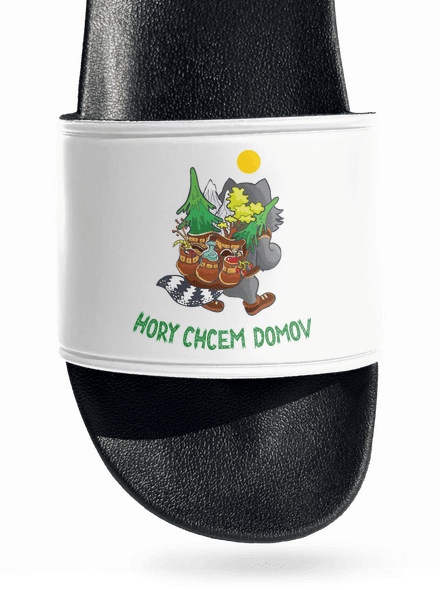 Hory chcem domov šľapky White