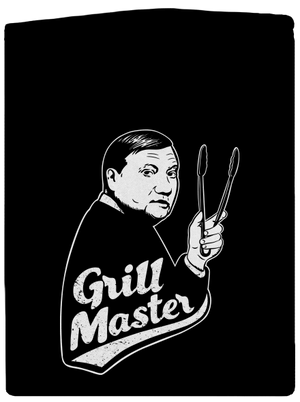 Grill master pánska mikina na zips Black