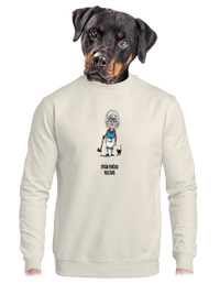 unisex mikina bez kapucne