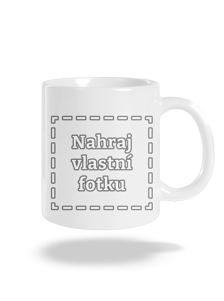 Vlastná potlač klasický hrnček White