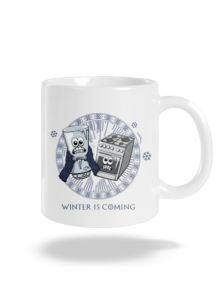 Winter is coming klasický hrnček White