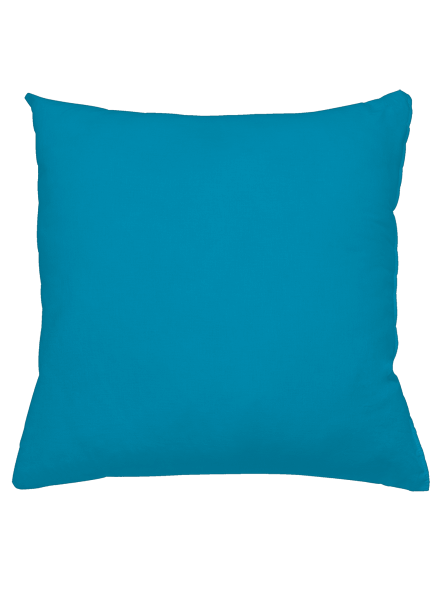 Bez potlače vankúš Blue Turquoise