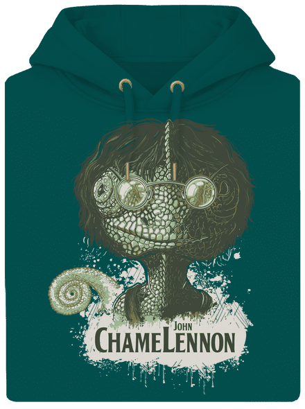 ChameLennon unisex mikina premium Emerald Green