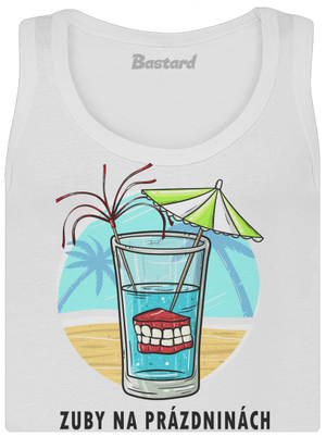 Zuby na prázdninách dámske tielko klasické White