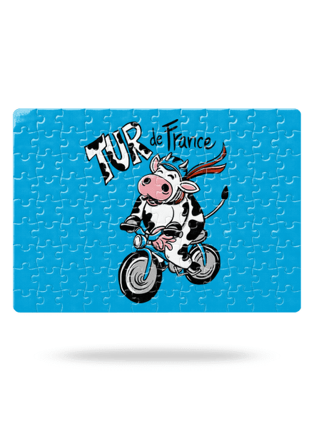 Tur de France puzzle White