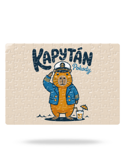 Kapytán pohody puzzle White