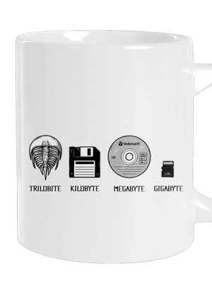 Trilobite veľký hrnček White