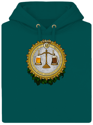 Pivný horoskop: Váha unisex mikina premium Emerald Green