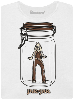 Jar in jar dámske tričko White