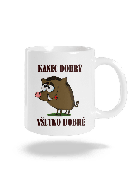 Kanec dobrý klasický hrnček White