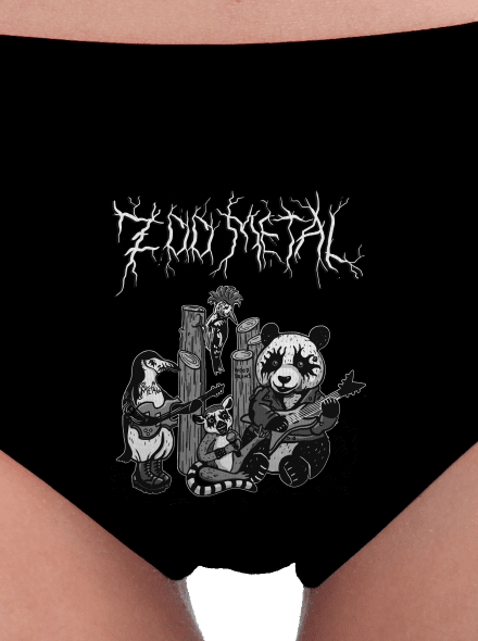 ZOO metal dámske nohavičky Black
