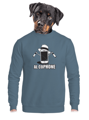 unisex mikina bez kapucne