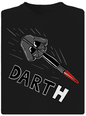 Dart(h) pánske športové tričko Black