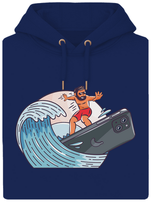 Som surfer unisex mikina premium Navy