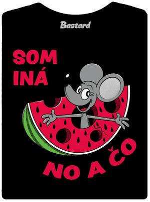 Som iná dámske tričko s lemom Black