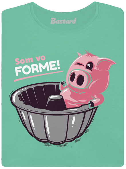 Vo forme dámske tričko prémium Mint Mal