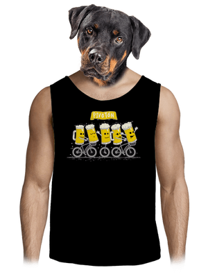 Pivotón pánske tielko Black