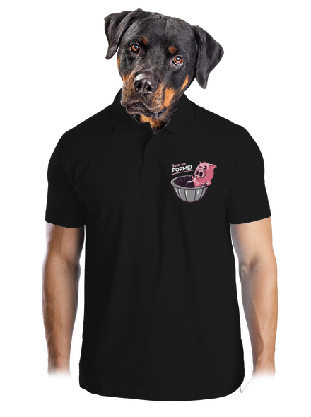 Vo forme pánska polokošeľa Black