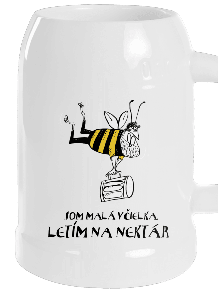 Malá včielka polliter White