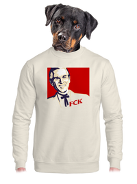 unisex mikina bez kapucne