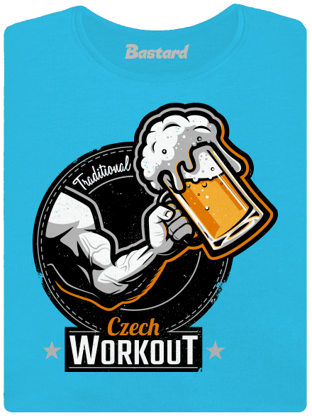 Czech workout dámske tričko Blue Atol