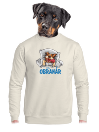 unisex mikina bez kapucne