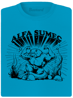 Alfasumec dámske športové tričko Blue Atol