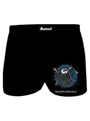 Padá server pánske trenky Black
