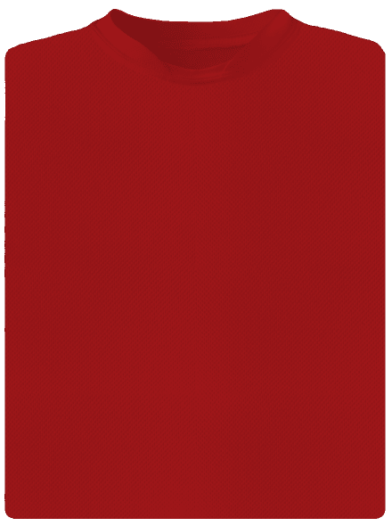 Bez potlače pánske športové tričko Red Mal