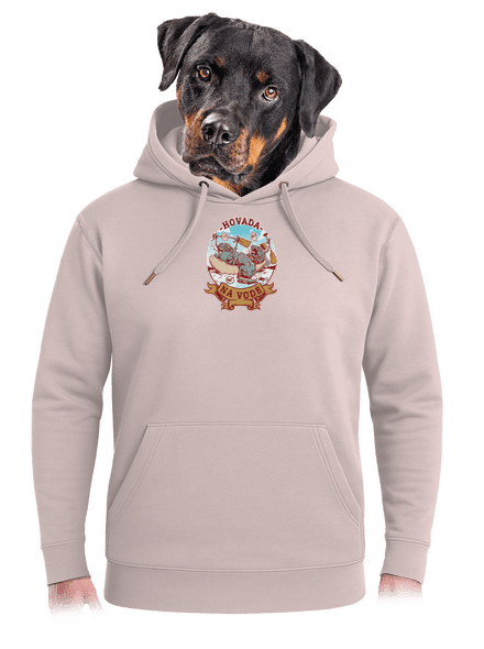 Hovädá na vode unisex mikina premium Rose Chalk