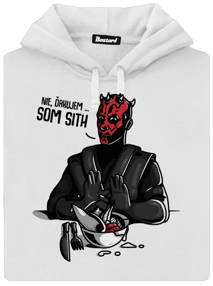 Som sith dámska mikina klokanka White