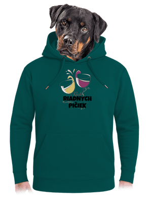 Klub riadnych pičiek unisex mikina premium Emerald Green
