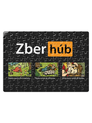 Zber húb puzzle White